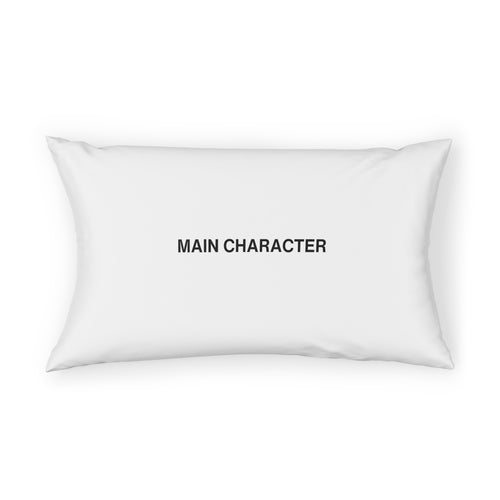 MAIN CHARACTER PILLOW SHAM - BLACK