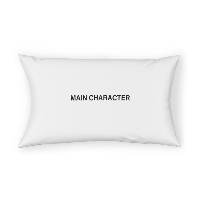 MAIN CHARACTER PILLOW SHAM - BLACK